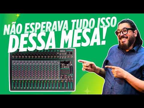 A MESA DE SOM PERFEITA PARA IGREJA? AZM16FX Review